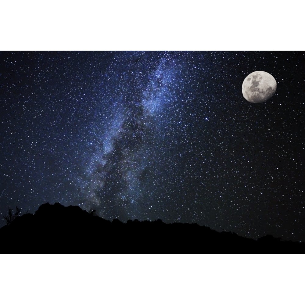 Stars in the Night Sky Milky Way Galaxy Poster Print (8 x 10) Image 1