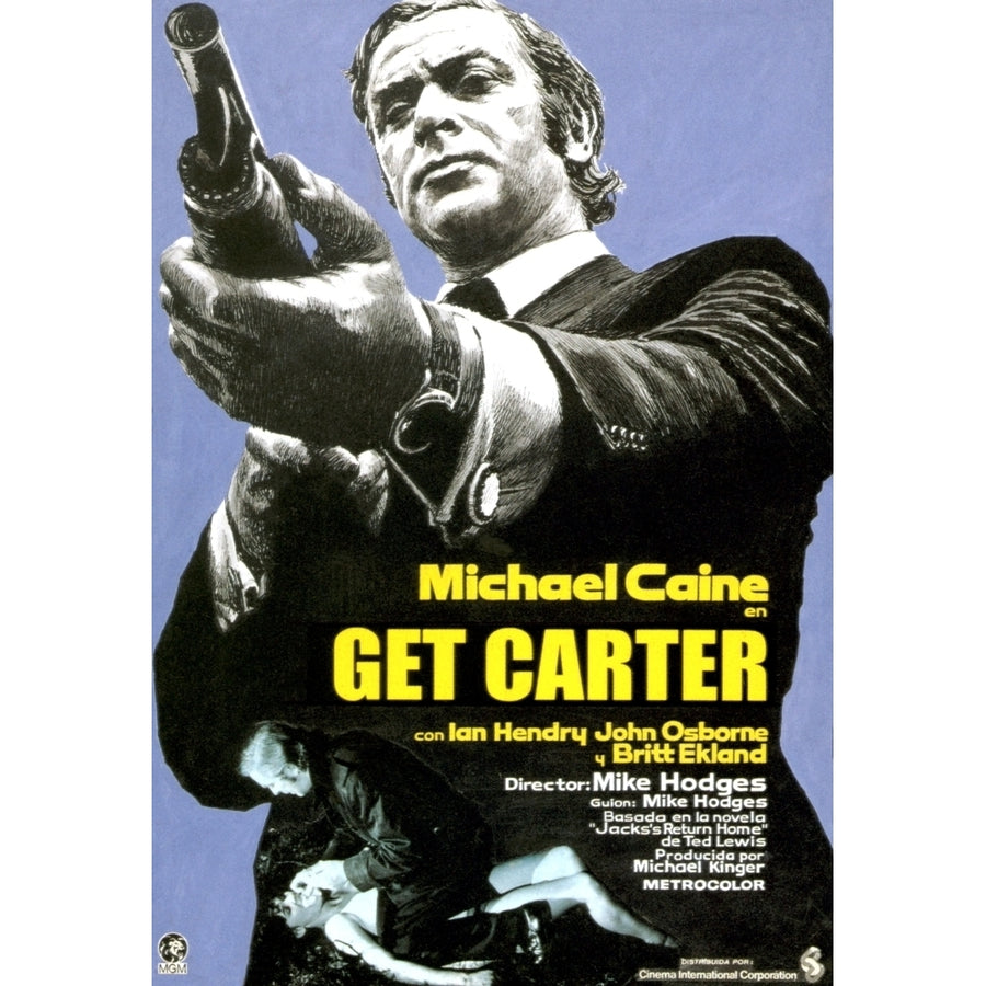 Get Carter Michael Caine 1971 Movie Poster Masterprint Image 1