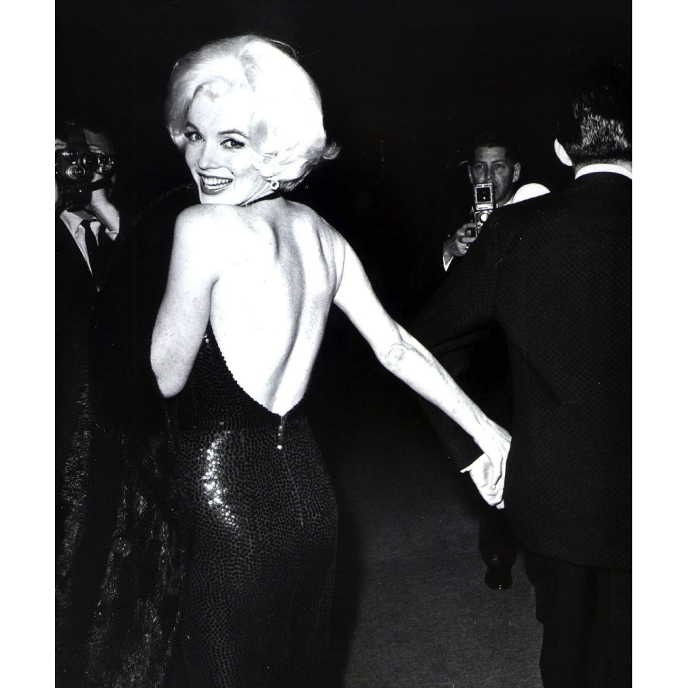 Marilyn Monroe looking over her shoulder wearing an evening dress Photo Print Image 2