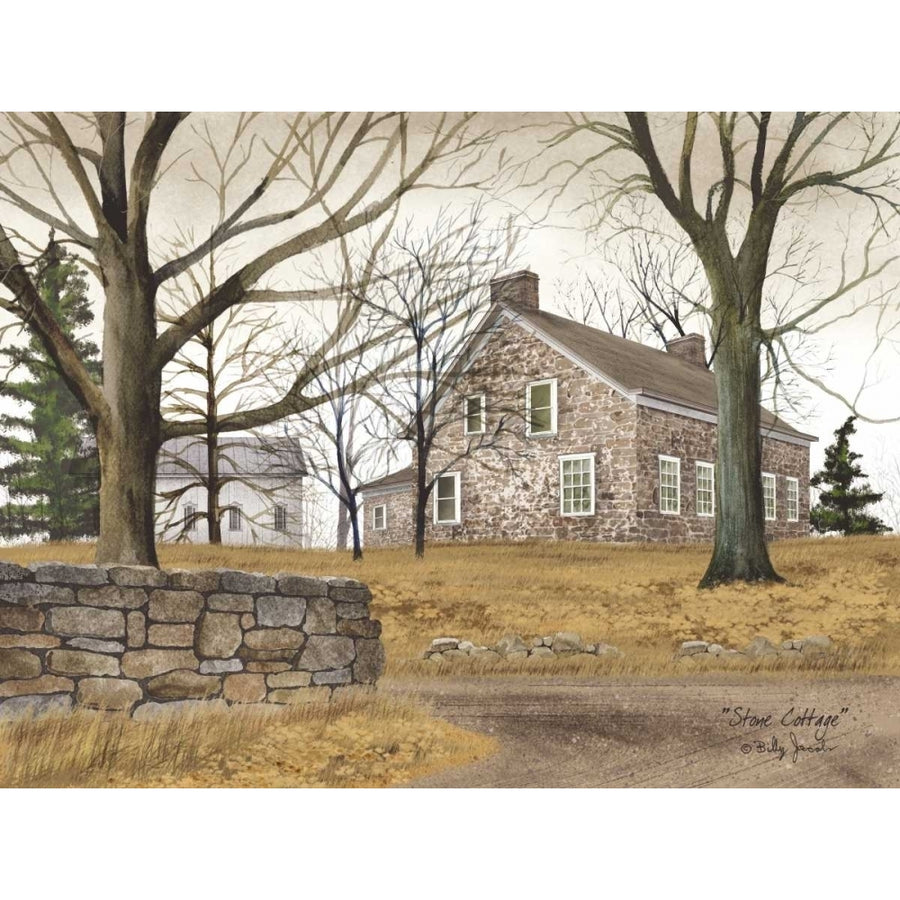 Stone Cottage Poster Print by Billy Jacobs Image 1