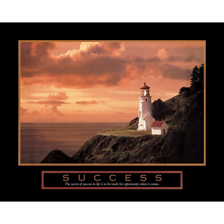 Success Lighthouse Poster Print by Unknown Unknown   F101177 Image 1