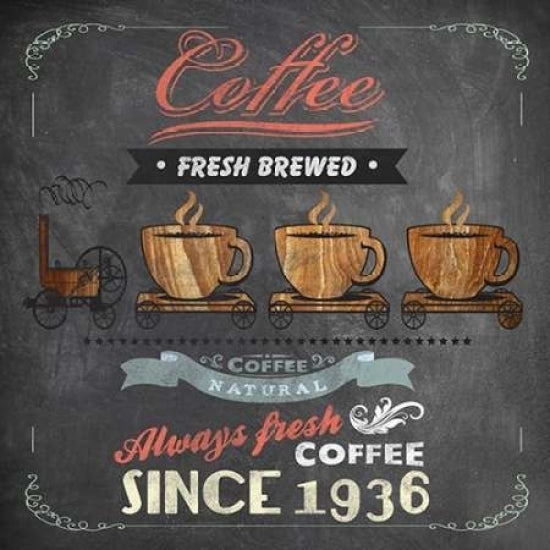 Coffee Board II Poster Print by Drako Fontaine  - Item  PDXFON04MLARGE Image 1