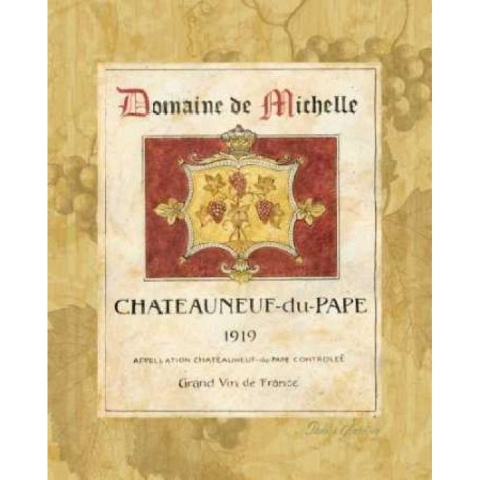 Chateauneuf du Pape Poster Print by Pamela Gladding Image 1