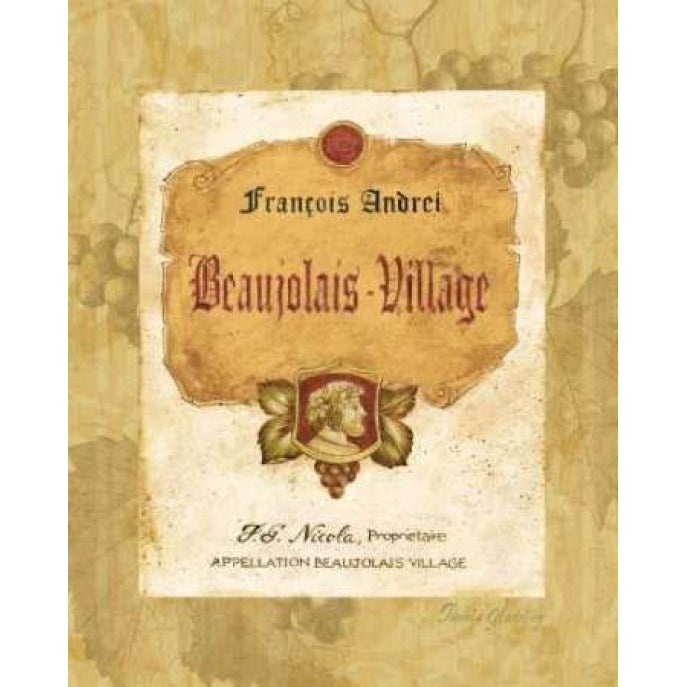 Beaujolais Village Poster Print by Pamela Gladding Image 1