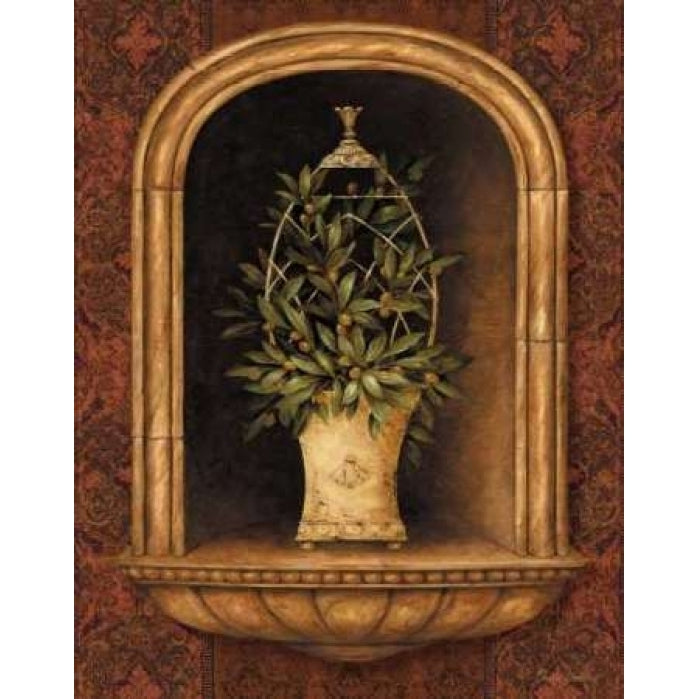 Olive Topiary Niches I Poster Print by Pamela Gladding Image 1