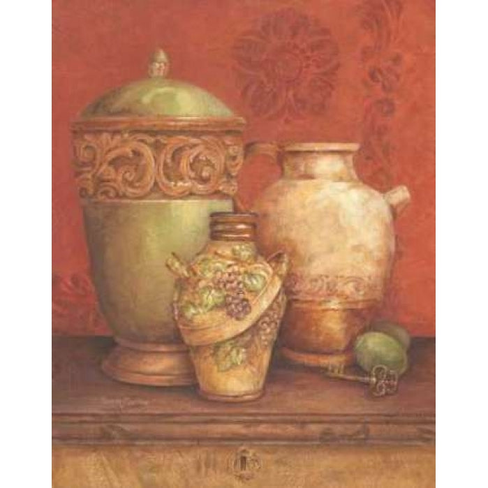 Tuscan Urns I Poster Print by Pamela Gladding Image 1