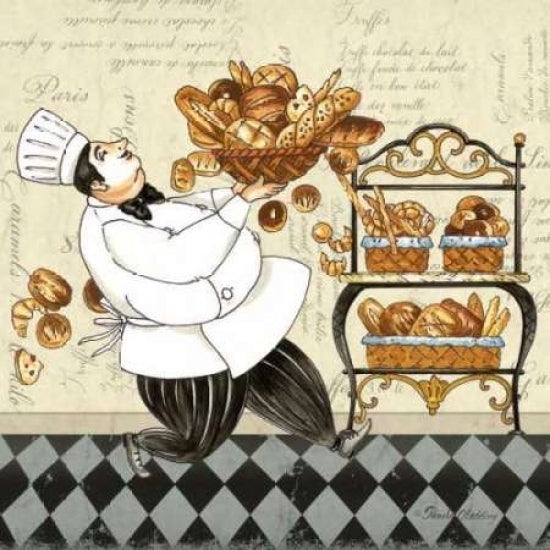 Chef Bread Poster Print by Pamela Gladding Image 1