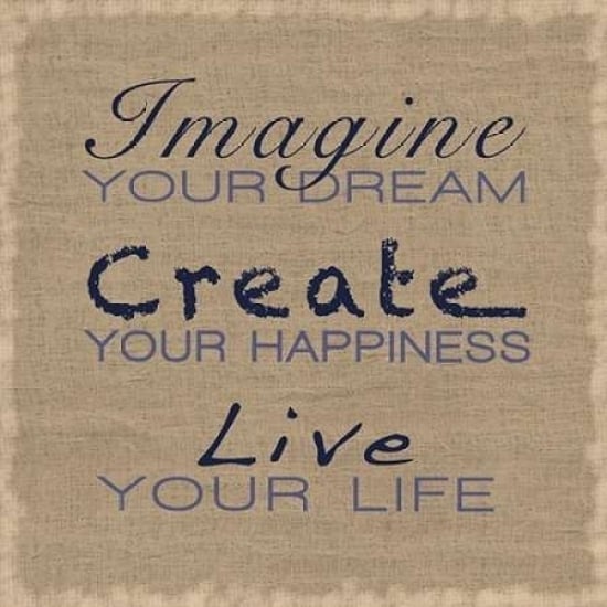 Imagine Your Dream Poster Print by Lauren Gibbons Image 1