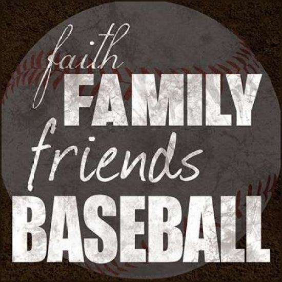 Baseball Friends Poster Print by Lauren Gibbons Image 1