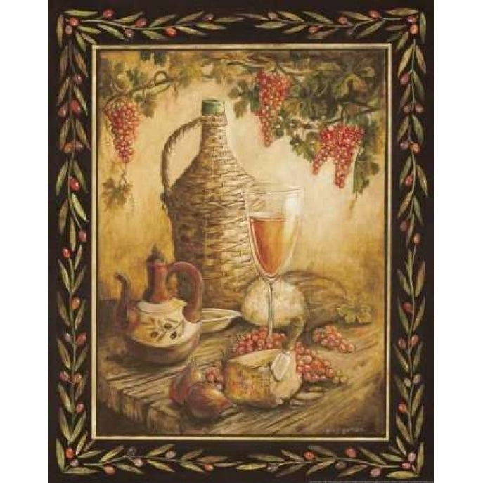 Tuscan Table - Orvieto Poster Print by Gregory Gorham Image 1