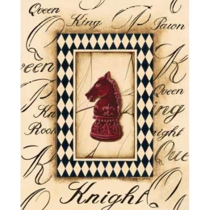 Chess Knight Poster Print by Gregory Gorham Image 1