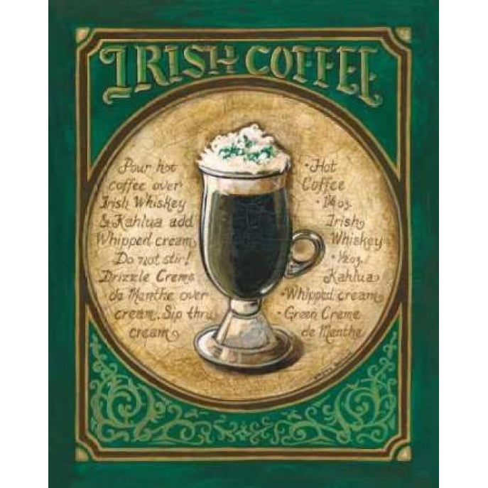 Irish Coffee Poster Print by Gregory Gorham Image 1