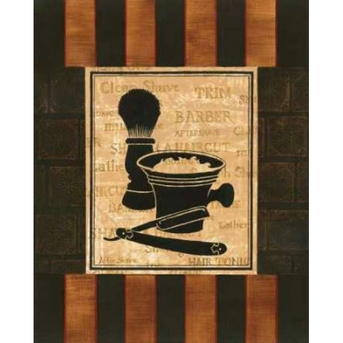 Shaving Poster Print by Gregory Gorham Image 1