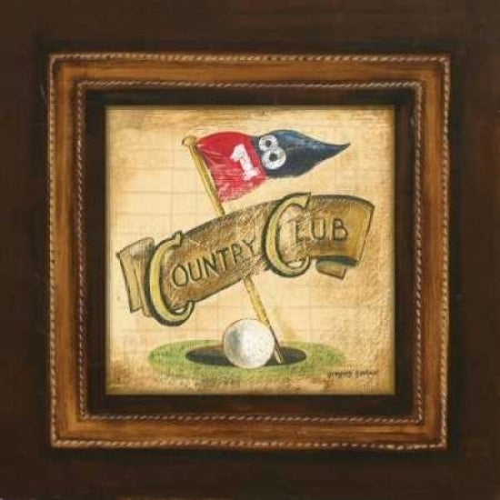 Golf Country Club Poster Print by Gregory Gorham Image 1