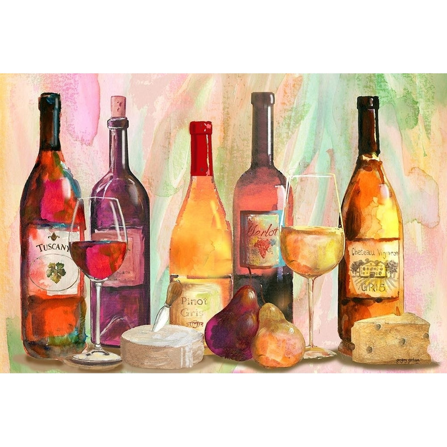 Table Wines III Poster Print by Gregory Gorham Image 1