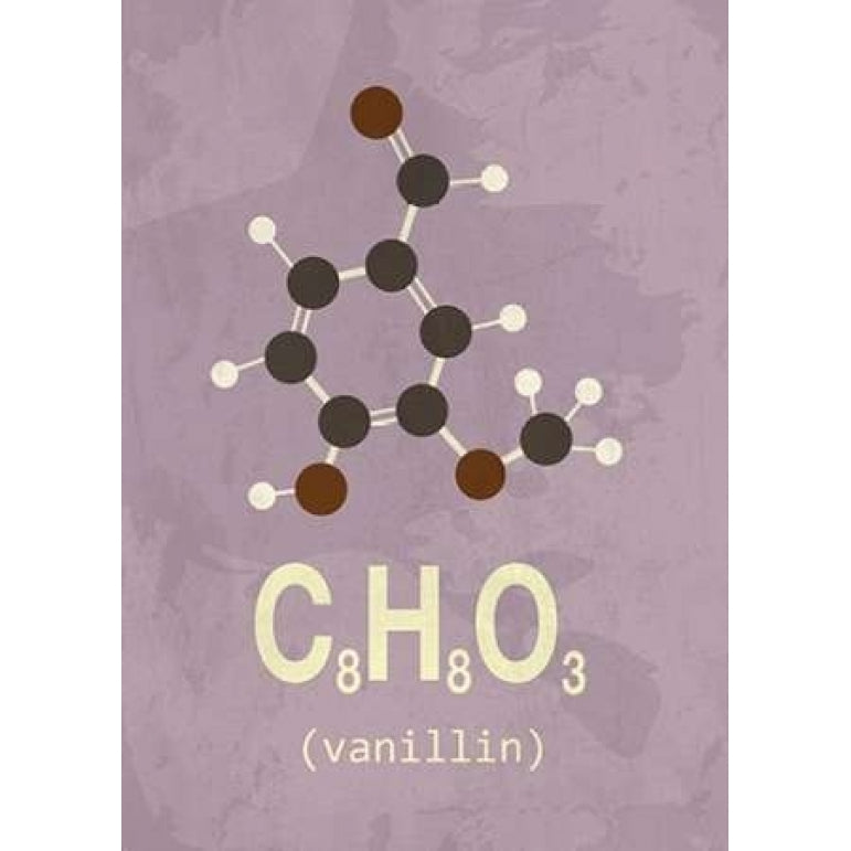 Molecule Vanilin Poster Print by TypeLike Image 1