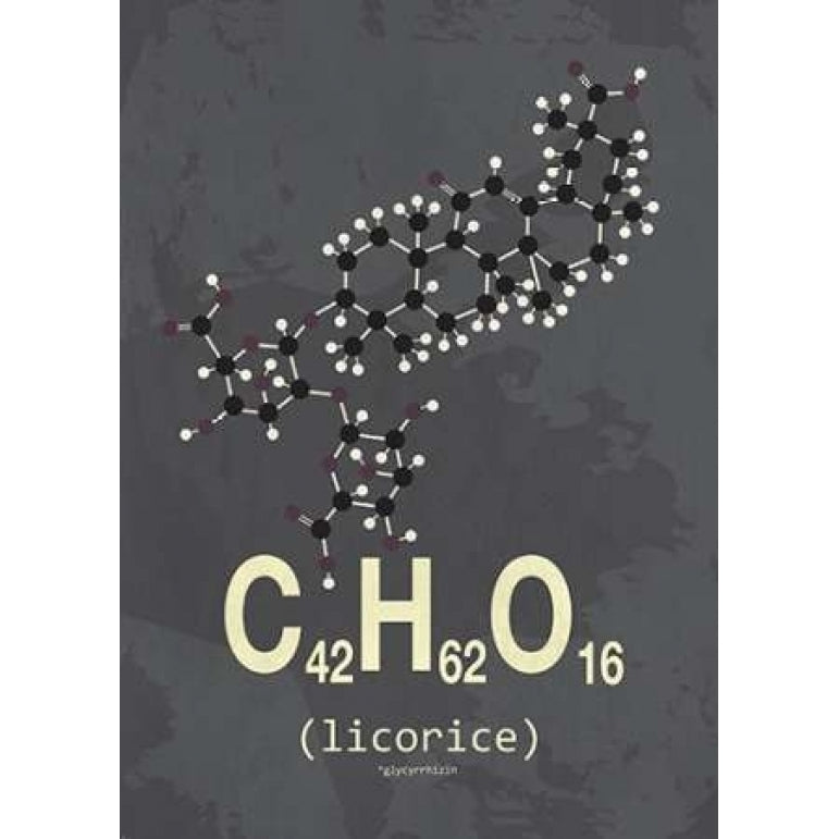 Molecule Licorice Poster Print by TypeLike Image 1
