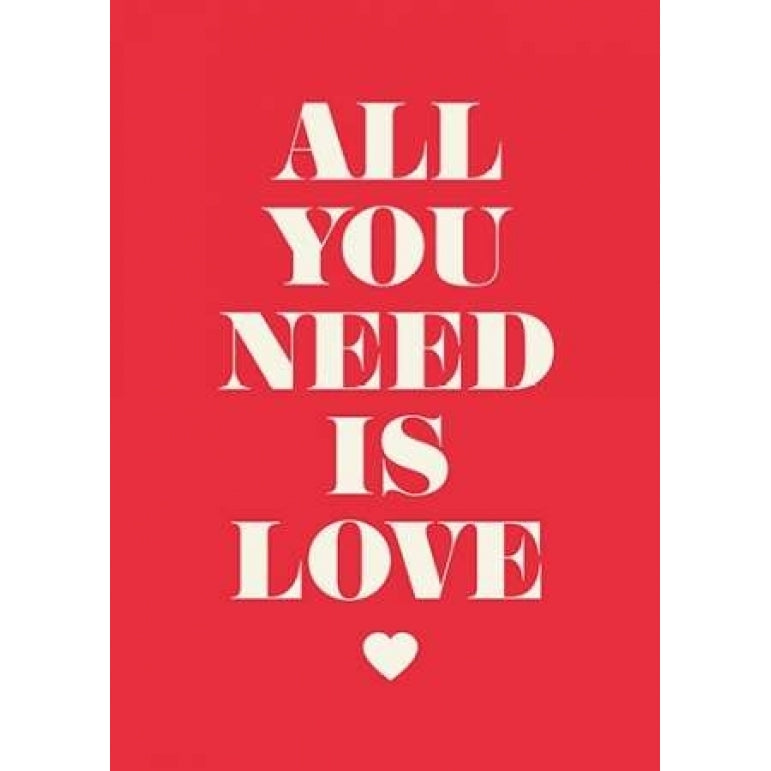 All You Need Is Love Poster Print by GraphINC Image 1