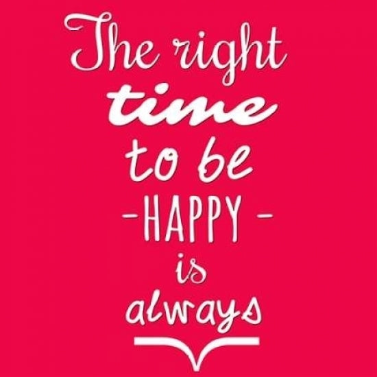 To Be Happy Poster Print by Jelena Matic   JMSQ010B Image 1