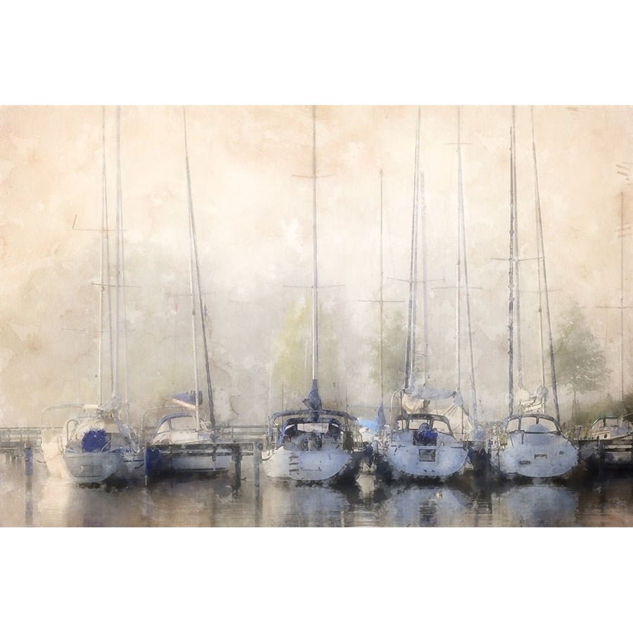 Sailboats In Fog by Kim Curinga Image 1