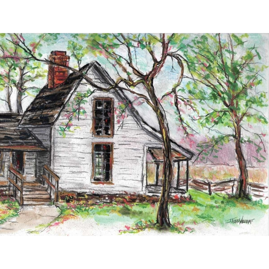 Spring Farmhouse Poster Print by Todd Williams Image 1