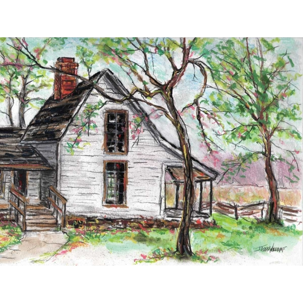 Spring Farmhouse Poster Print by Todd Williams Image 2