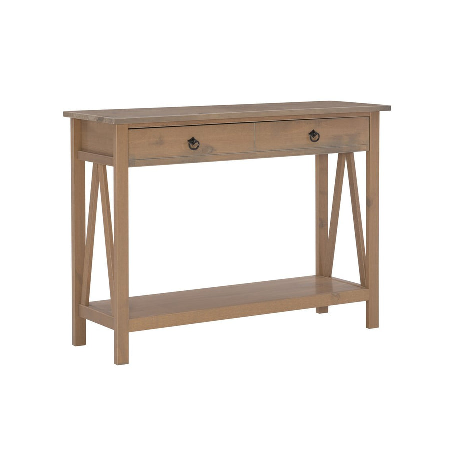 Titian Driftwood Console Table Image 1