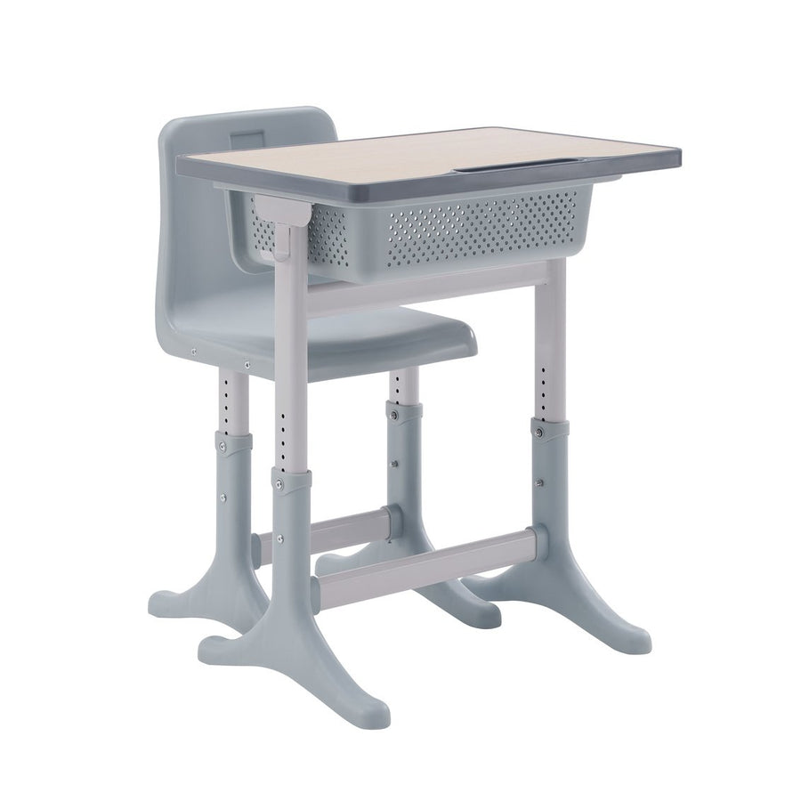 Stevie Grey Adjustable Student Desk Image 1