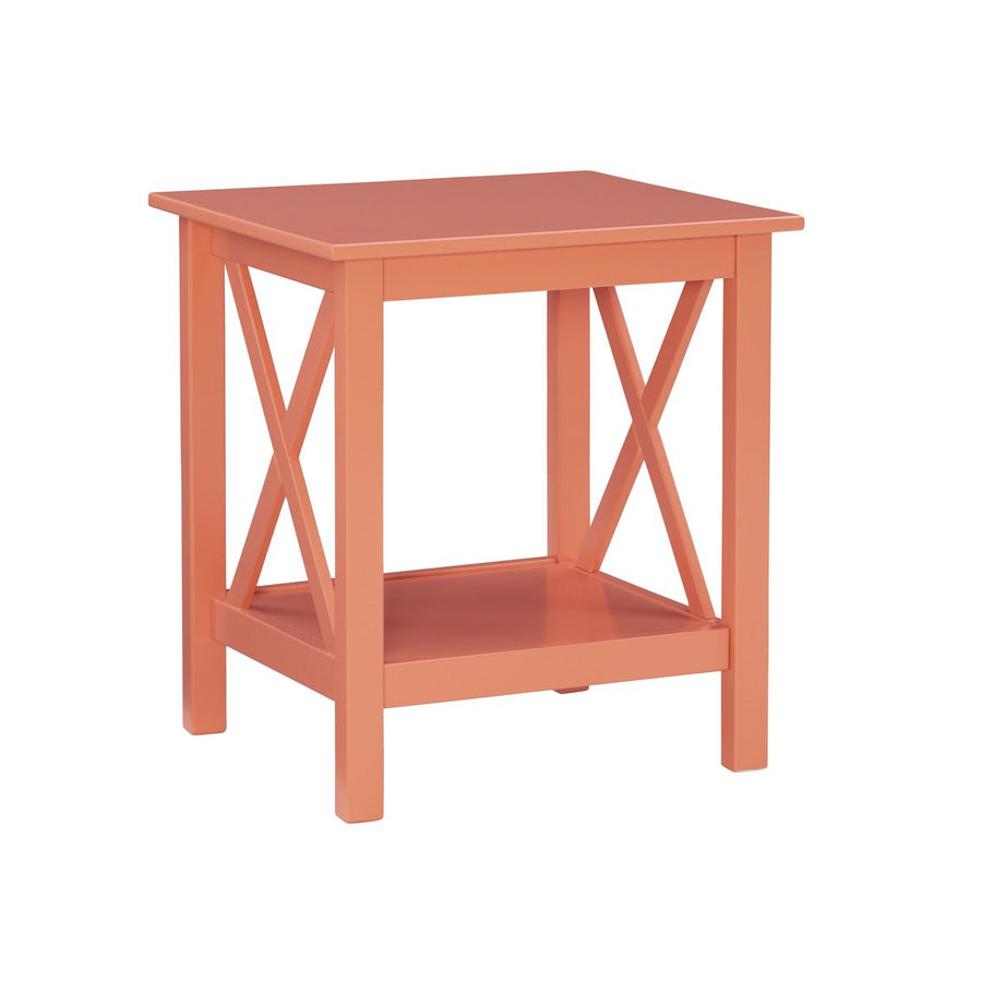 Davis Coral Wooden End Table Image 1