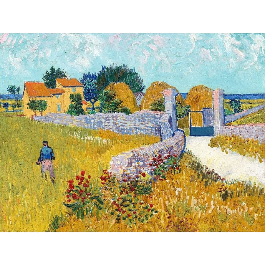 Farmhouse in Provence Poster Print by Vincent van Gogh-VARPDX3VG5026 Image 1
