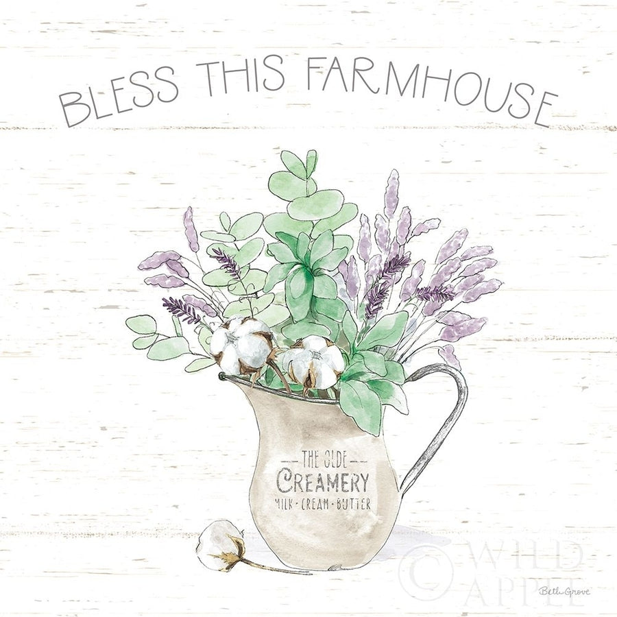 Farmhouse Cotton II Sage Poster Print by Beth Grove-VARPDX57449 Image 1