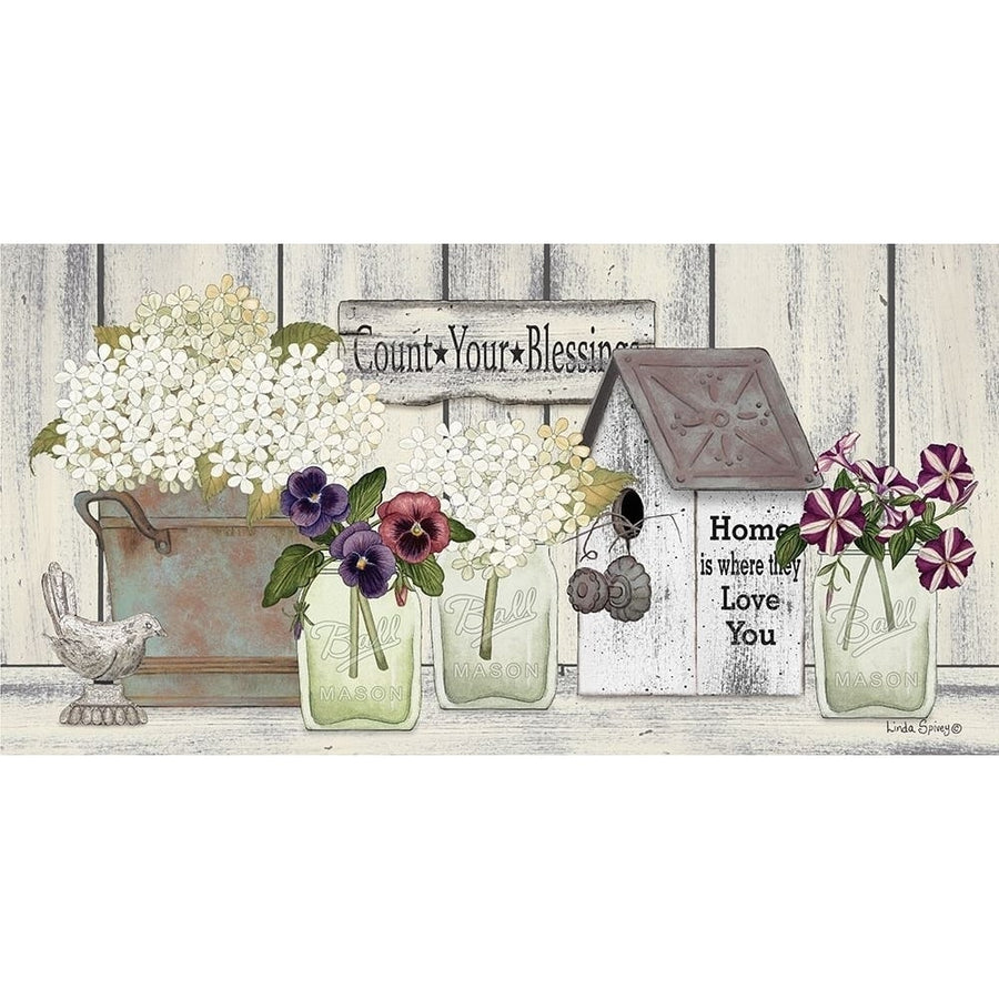 Farmhouse Flowers by Linda Spivey-VARPDXLS1844 Image 1