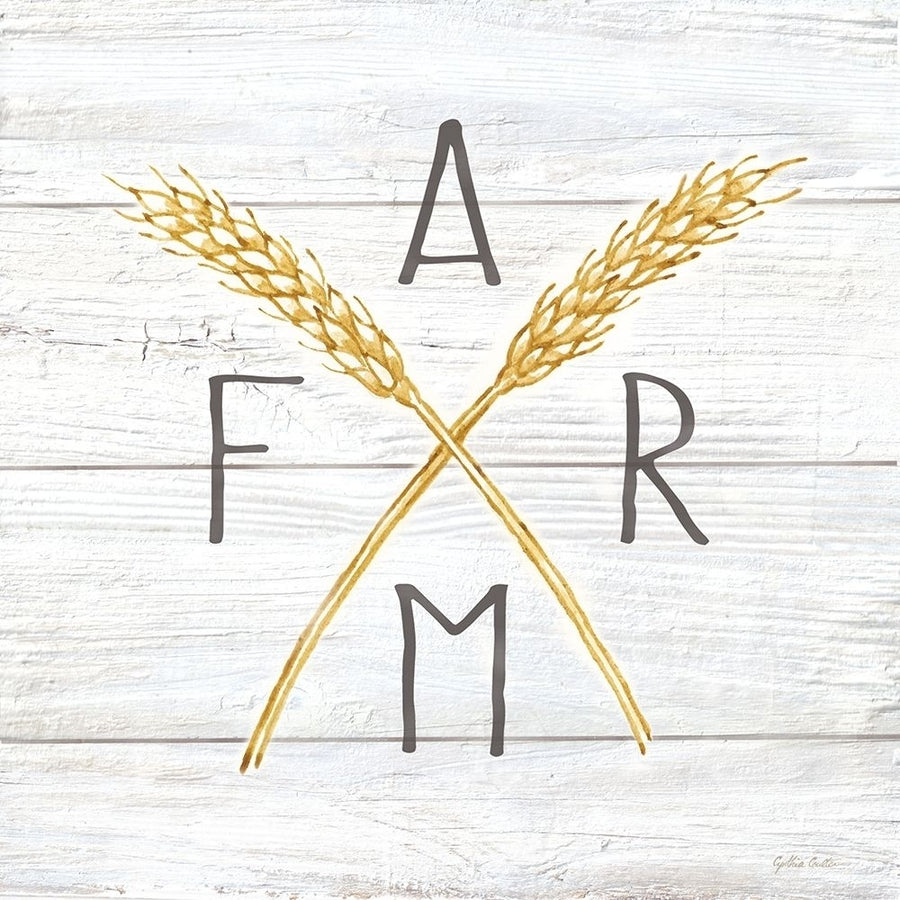 Farmhouse Stamp Wheat Poster Print by Cynthia Coulter-VARPDXRB12983CC Image 1
