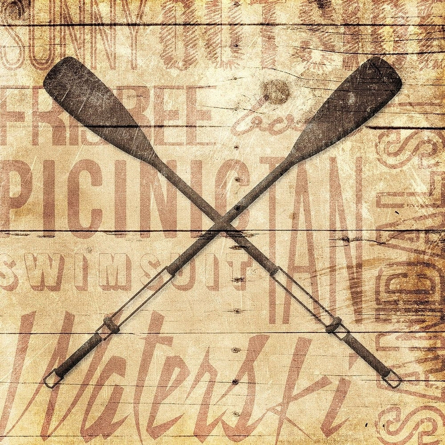 Wooden Oar Poster Print by Jace Grey-VARPDXJGSQ949A Image 1