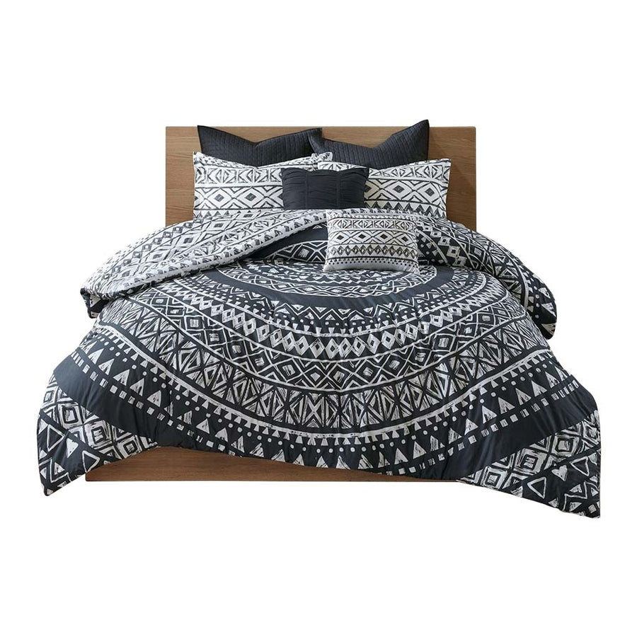 Gracie Mills Caelius 7-Piece Reversible Cotton Comforter Set - GRACE-10553 Image 1