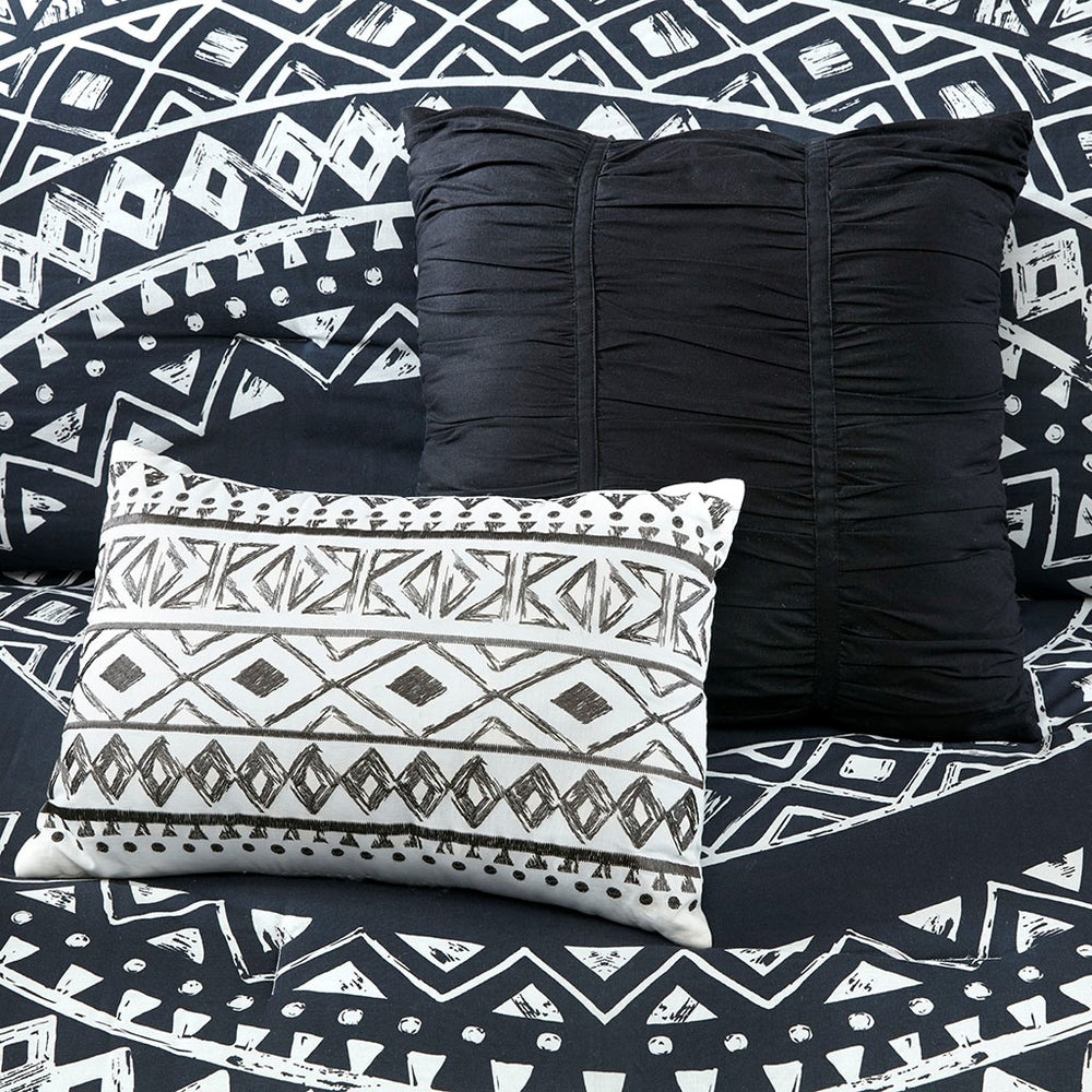 Gracie Mills Caelius 7-Piece Reversible Cotton Comforter Set - GRACE-10553 Image 2
