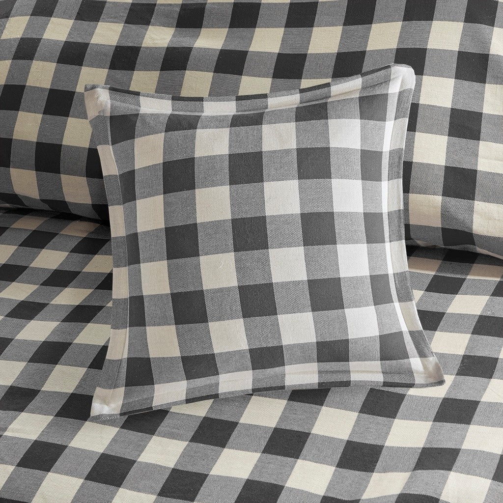 Gracie Mills Marianne 9-Piece Reversible Plaid Buffalo Checkered Cotton Comforter Set - GRACE-10936 Image 4