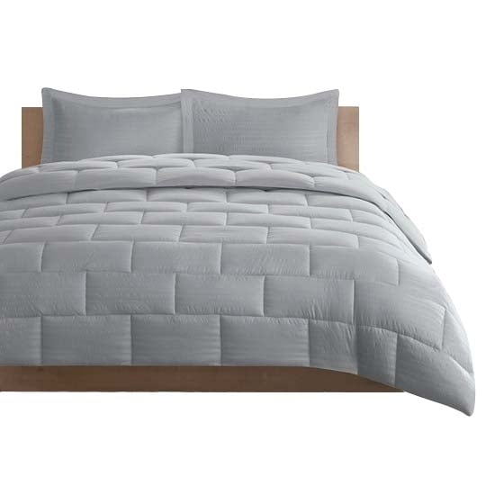Gracie Mills Emmanuel Seersucker Textured Down Alternative Comforter Set - GRACE-6330 Image 1