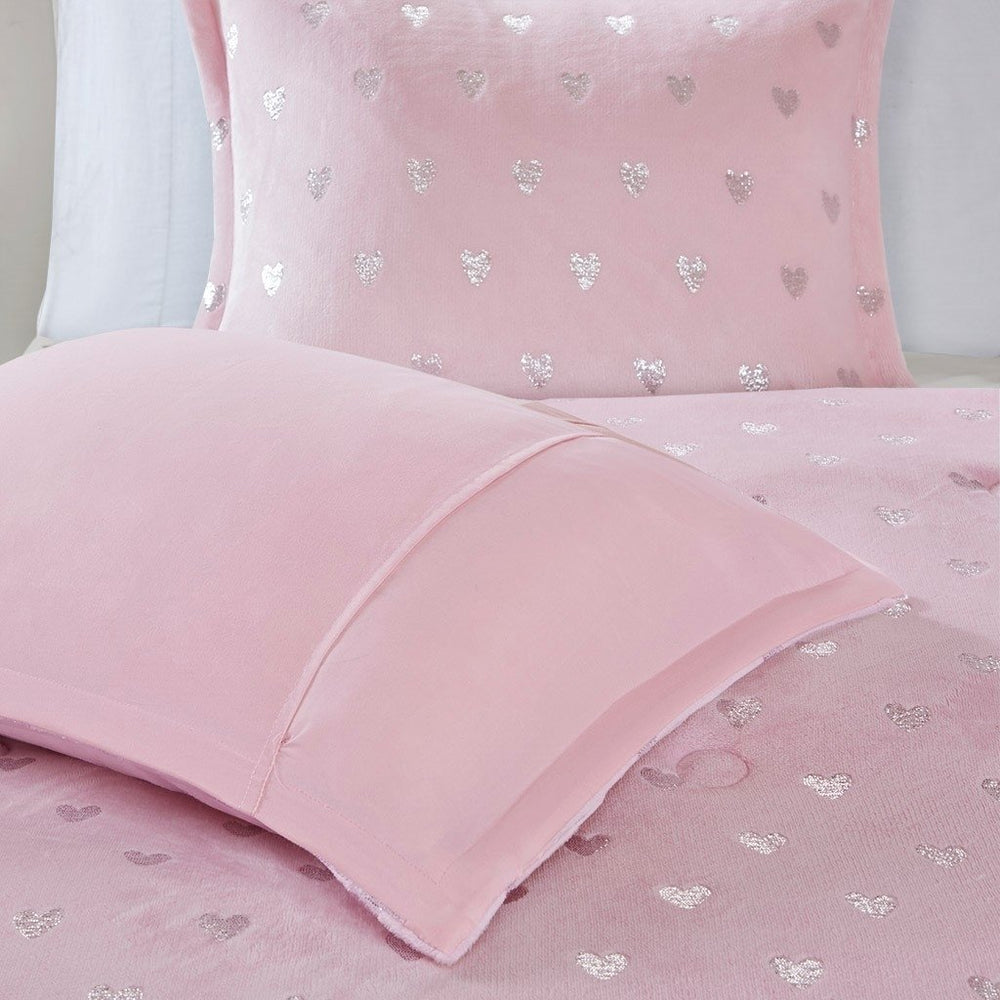 Gracie Mills Elysia Metallic Printed Plush Comforter Set - GRACE-11234 Image 2