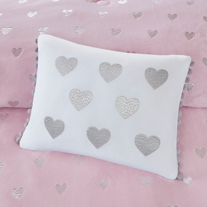 Gracie Mills Elysia Metallic Printed Plush Comforter Set - GRACE-11234 Image 3