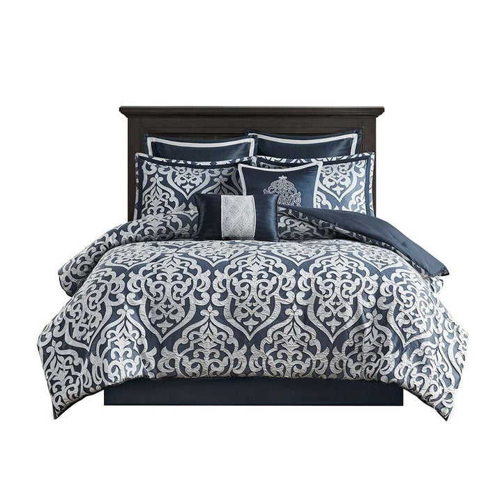 Gracie Mills Pineda Luxurious 8-Piece Jacquard Comforter Set - GRACE-10962 Image 6