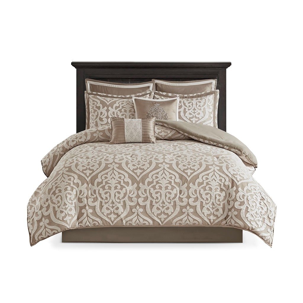 Gracie Mills Pineda Luxurious 8-Piece Jacquard Comforter Set - GRACE-10962 Image 7