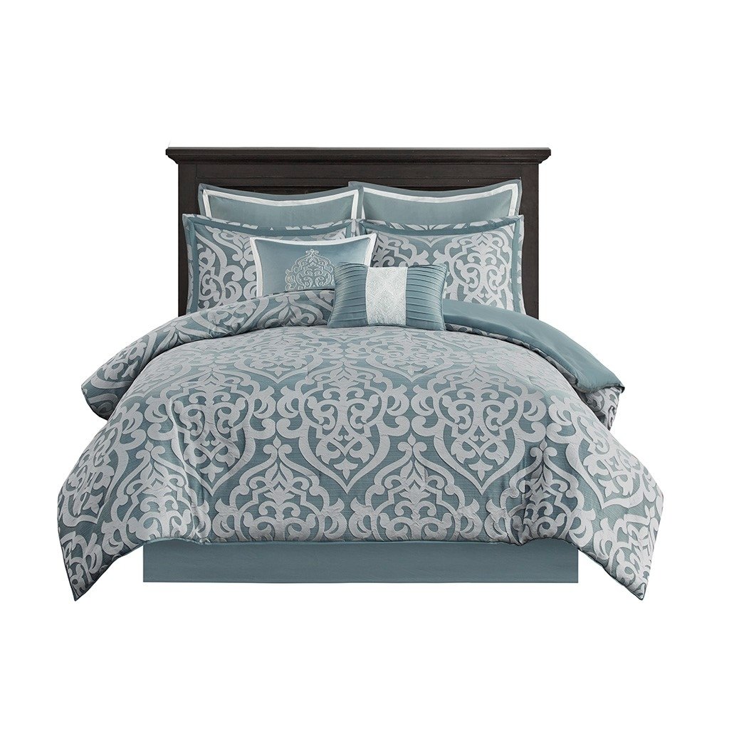 Gracie Mills Pineda Luxurious 8-Piece Jacquard Comforter Set - GRACE-10962 Image 8