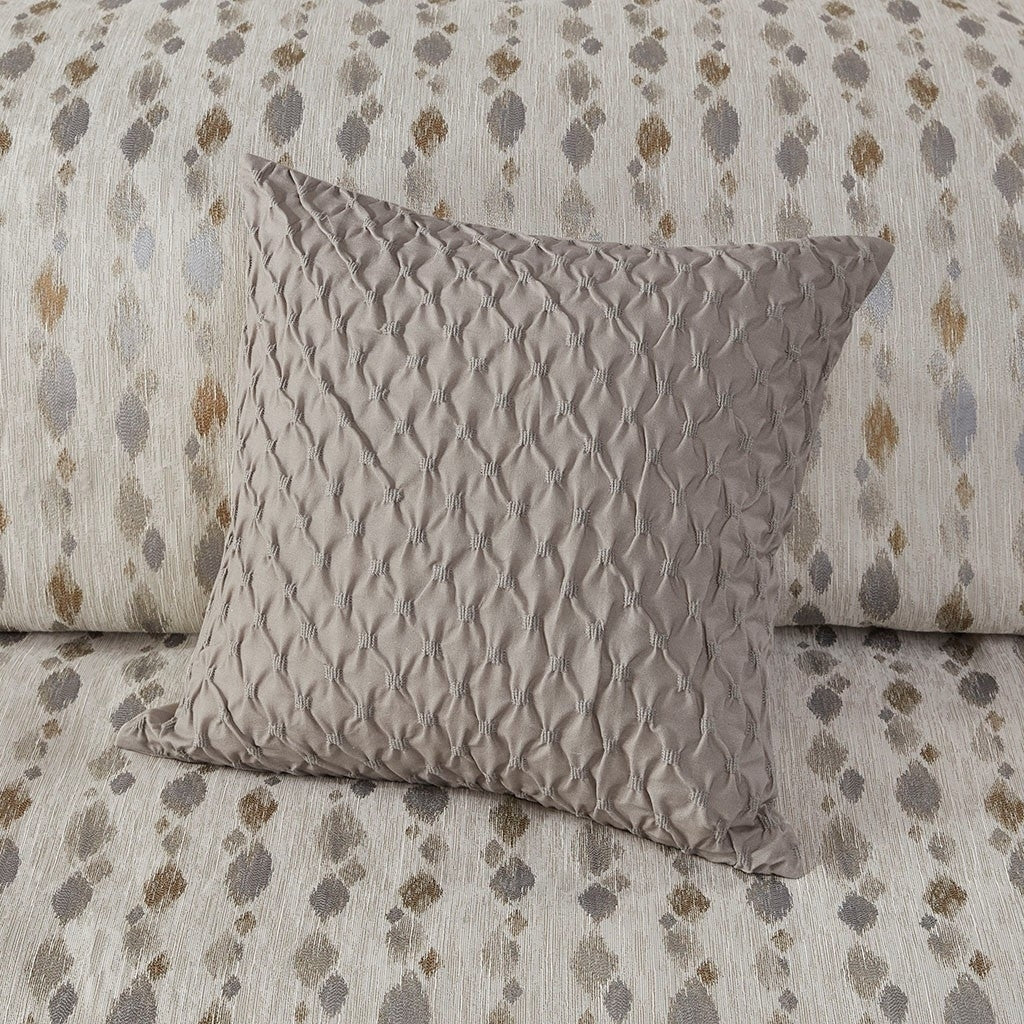 Gracie Mills Nicholson Abstract Jacquard Comforter Set with Decorative Pillows - GRACE-13320 Image 5