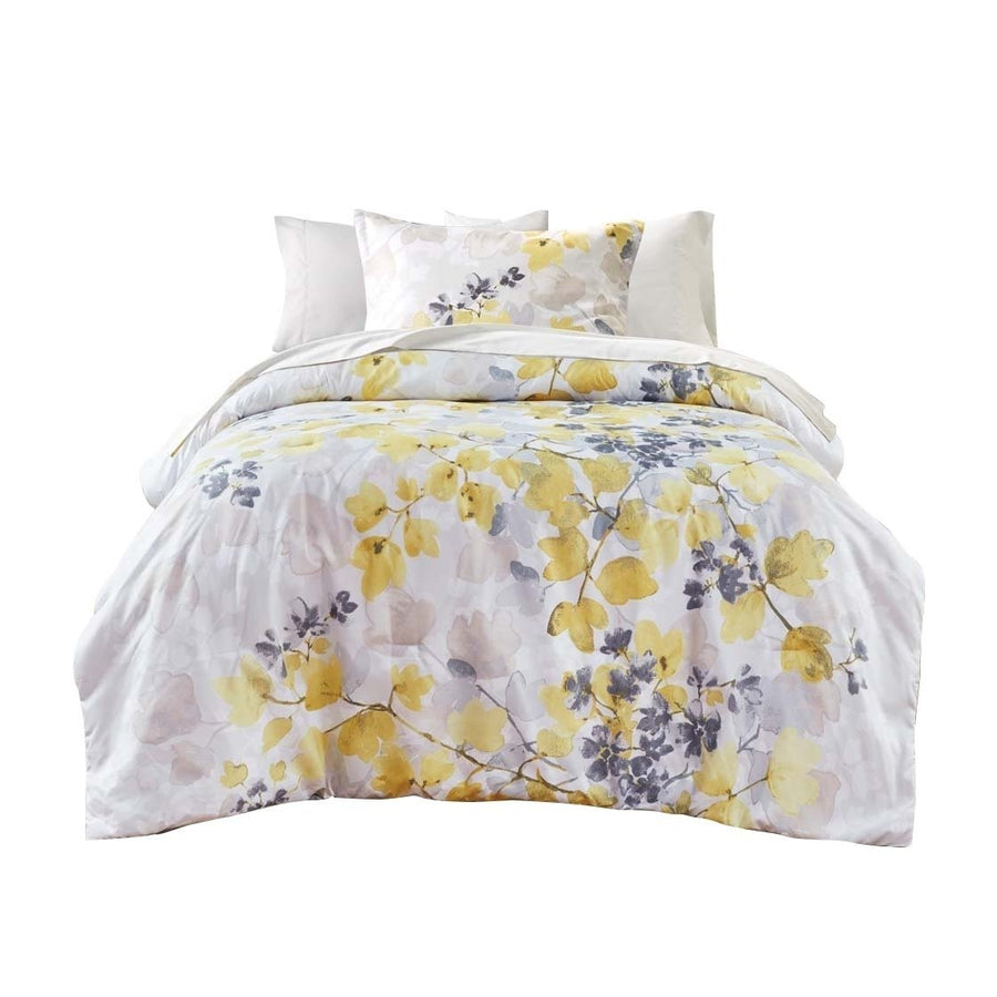Gracie Mills Houston Modern Floral Comforter Set with Bed Sheets - GRACE-14304 Image 1