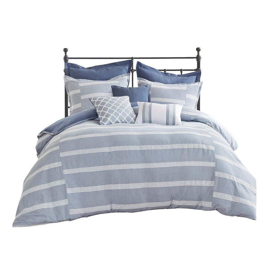 Gracie Mills Fidelia 9-Piece Farmhouse Cotton Comforter Set - GRACE-14373 Image 1