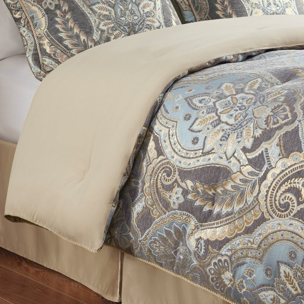 Gracie Mills Poole 4-Piece Vintage Chenille Jaquard Comforter Set - GRACE-15513 Image 2