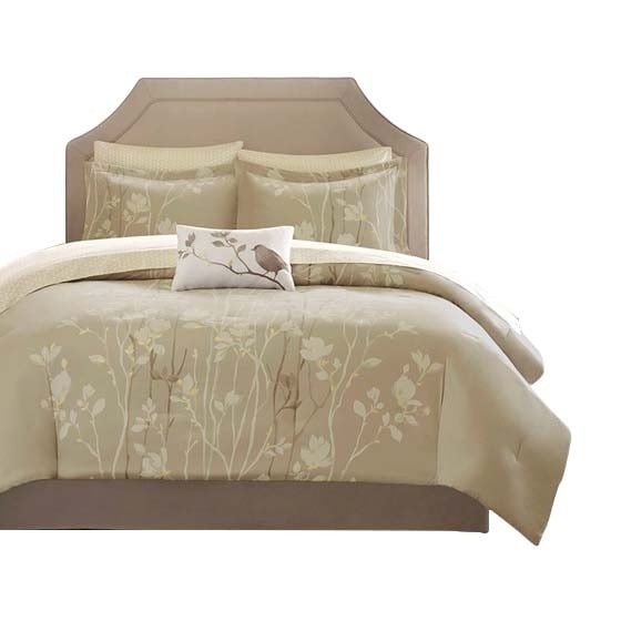Gracie Mills Kirk 7 Piece Floral Comforter Set with Cotton Sheets - GRACE-5690 Image 1
