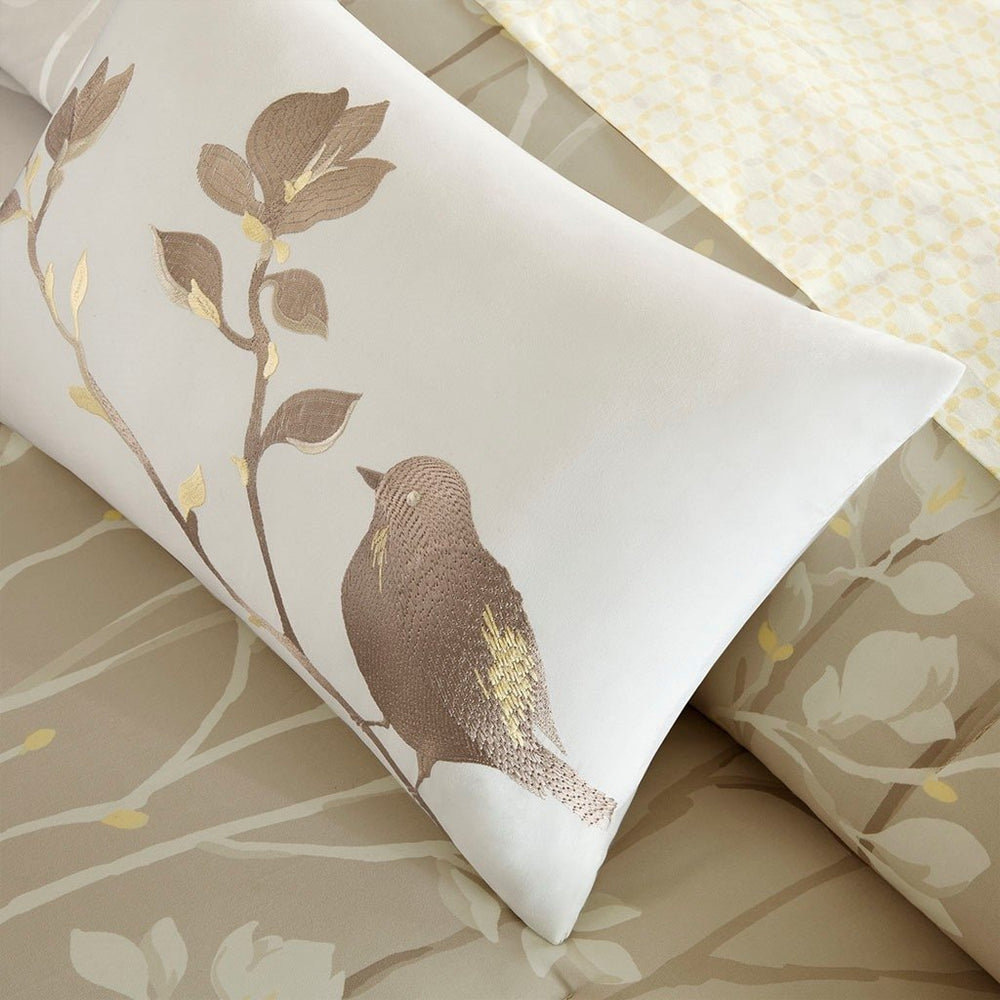 Gracie Mills Kirk 7 Piece Floral Comforter Set with Cotton Sheets - GRACE-5690 Image 2