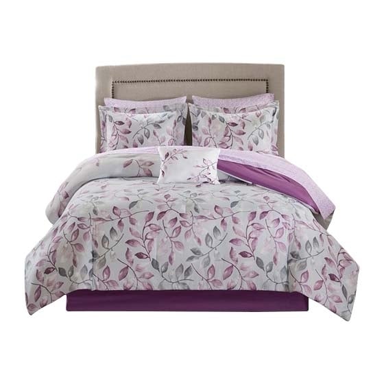 Gracie Mills Amalia 9-Piece Floral Comforter Set with Coordinating Cotton Bed Sheets - GRACE-8147 Image 1